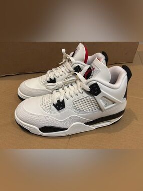 New Nike Air Jordan 4 Retro Flight Club Red Black IM4026-100 B-grade GS Sz 7Y